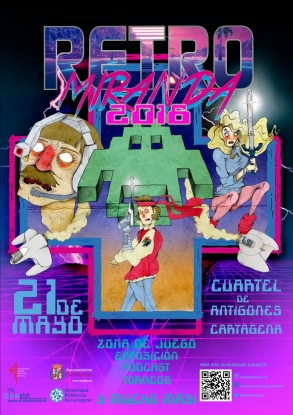Cartel de RetroMiranda 2016