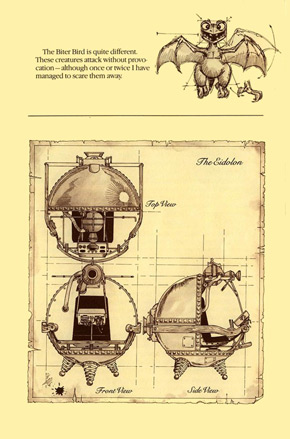 Manual de instrucciones de The Eidolon para Atari