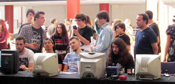 La zona de juego en RetroPixels 2016