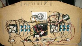 Panel de control de los mandos arcade lusid.net