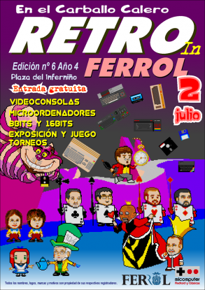 Cartel de RetroFerrol 2016